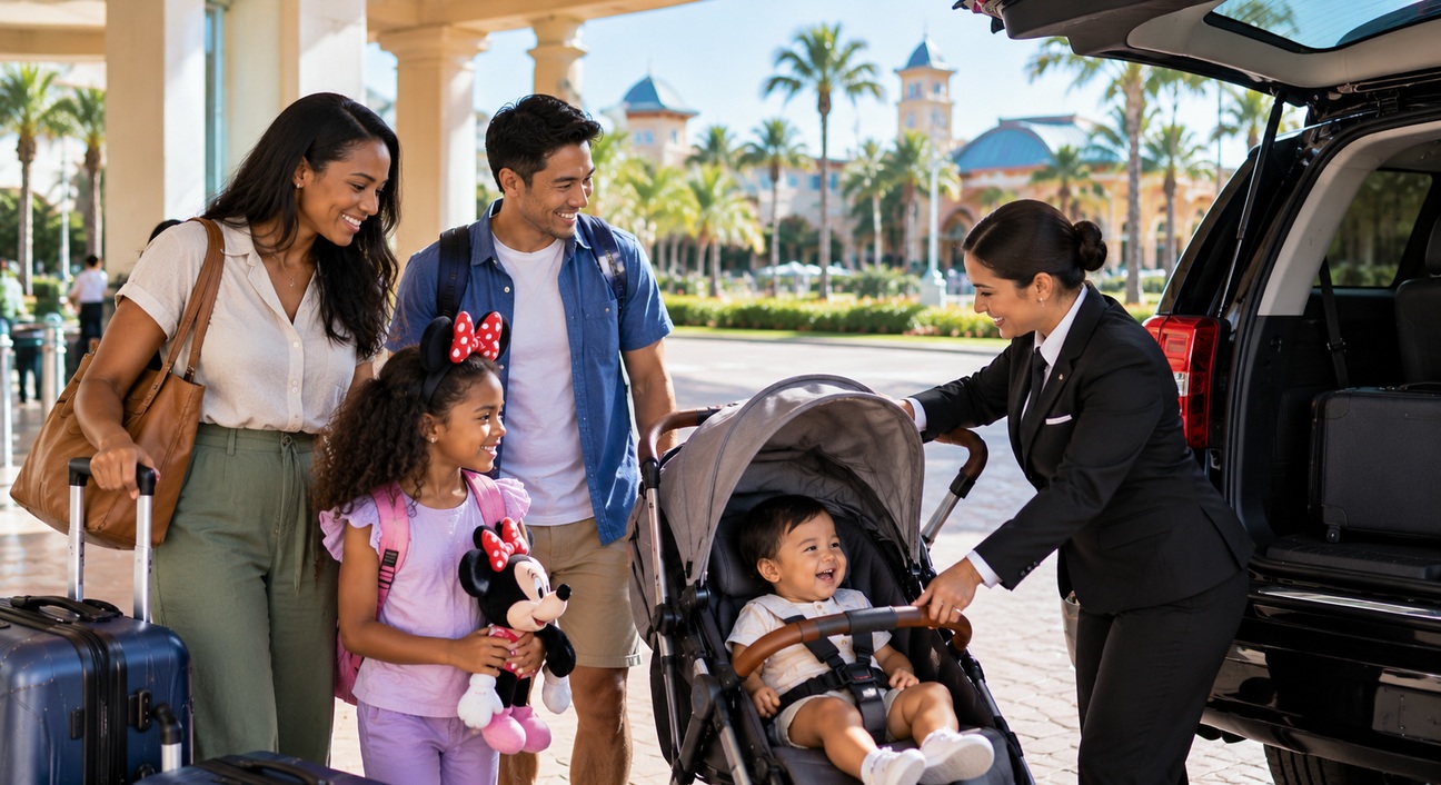Skip the Rental Counter: Add a Stroller to Your Disney World Car Service