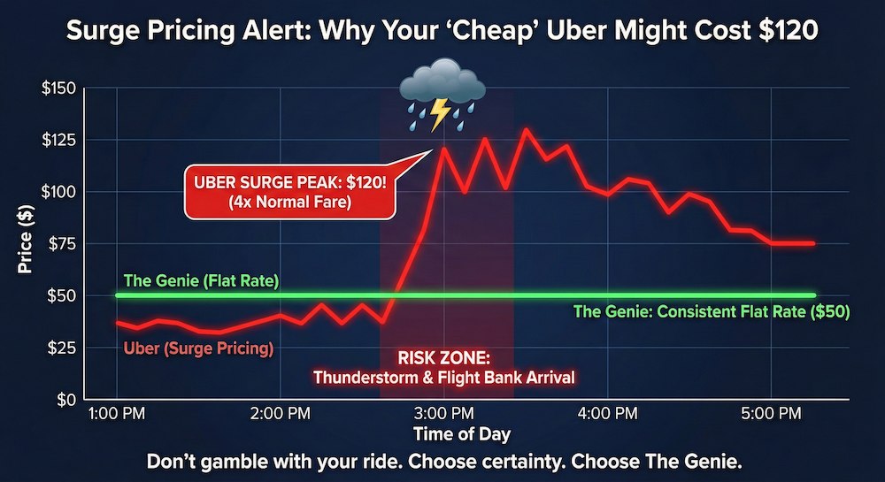 Orlando Surge Pricing: Why Your Cheap Uber Costs $120