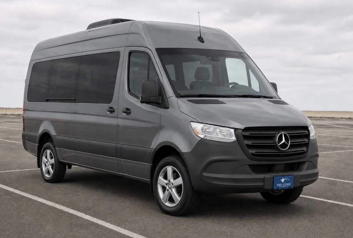 Genie XL - Mercedes Sprinter Van, Front view