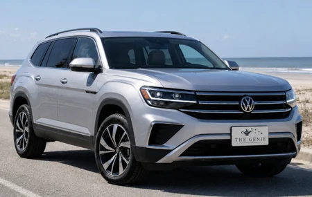 The Genie Express Volkswagen Atlas ready for an Orlando pickup