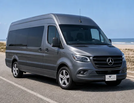 The Genie XL Mercedes Sprinter van in the Orlando fleet
