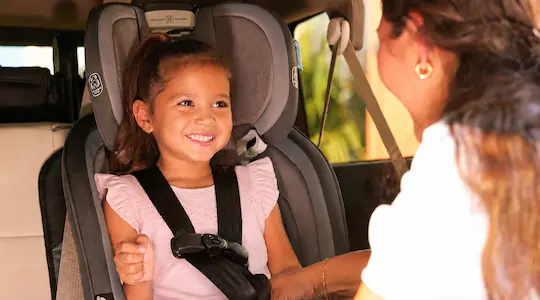 Premium car seat for kid's safety on a private vehicle by The Genie