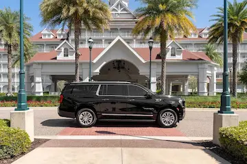 Premium private transportation vehicle's interior