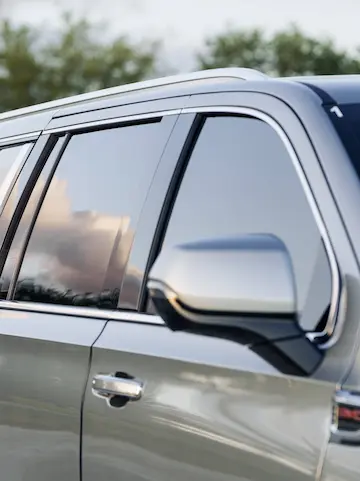 Close up of a premium private transportation vehicle by The Genie